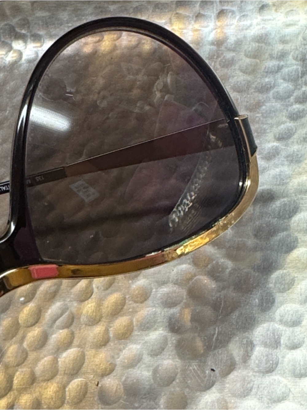 Vintage Fendi Black and Brown Gradient Oversized Aviator Sunglasses - Picture 10 of 14